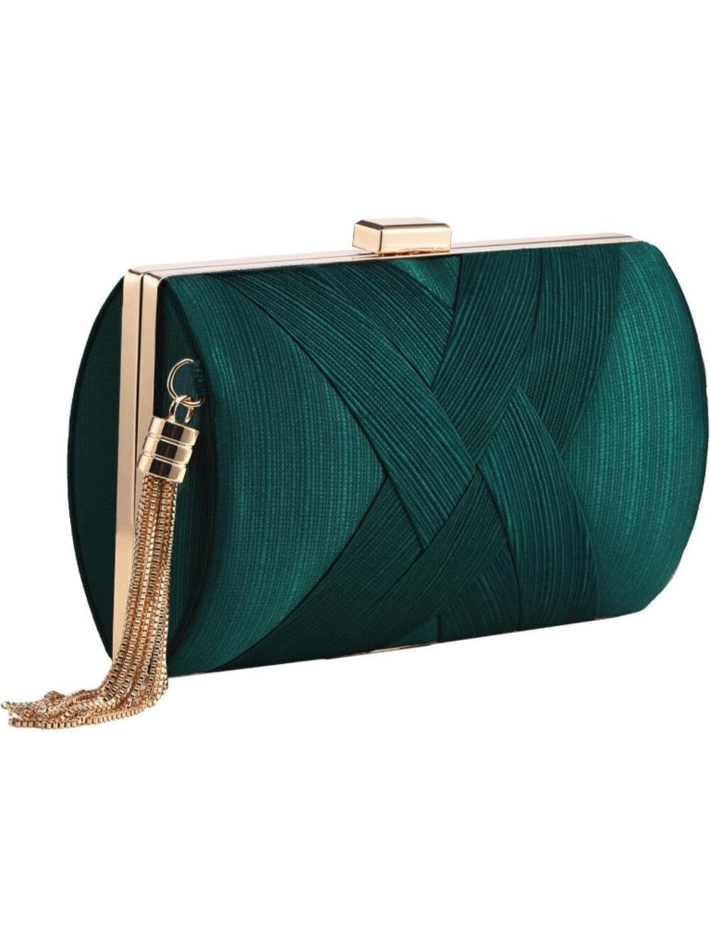 👜 Women's Green Tassel Evening Clutch bag Crossbody Night out Clutch Purses